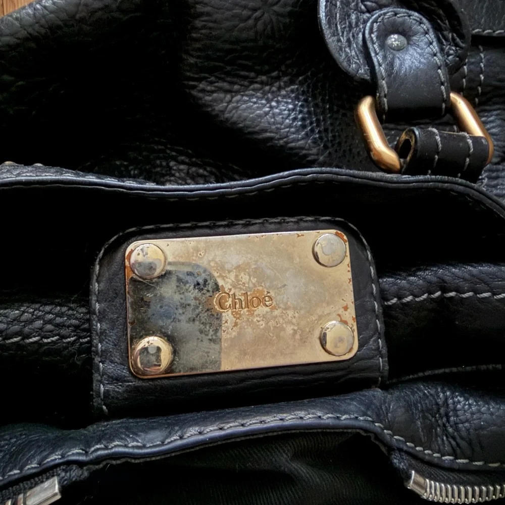 Chloe Black Paddington Leather Shoulder Bag - Picture 8 of 16